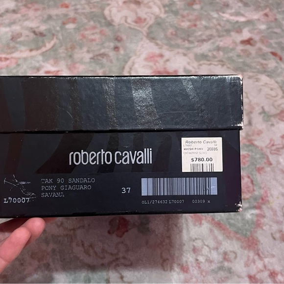 Roberto Cavalli Leopard Pony Hair Heels – Size 37.5 - Picture 3 of 11